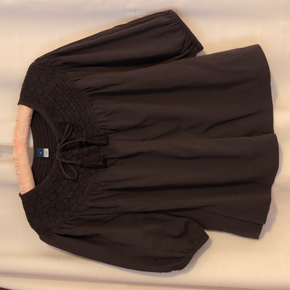 Old Navy peasant popover top Size M